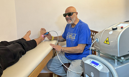 Trattamento di Laser terapia