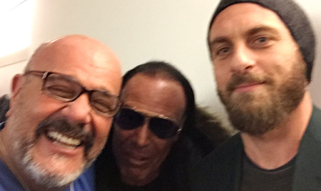 Il Dott. Zazza con Antonello Venditti e Daniele De Rossi