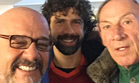 Il Dott. Zazza con Mister Zeman e Damiano Tommasi